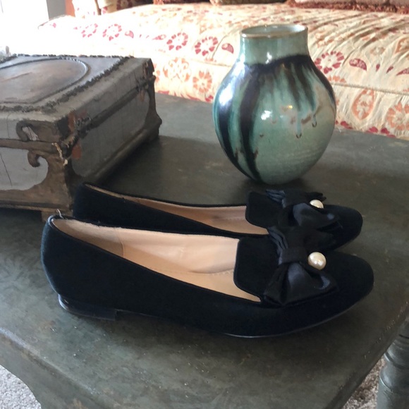 Black velvet flats - Picture 3 of 7